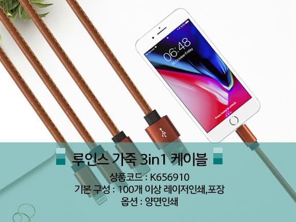 기업판촉물 인기증정품 멀티케이블