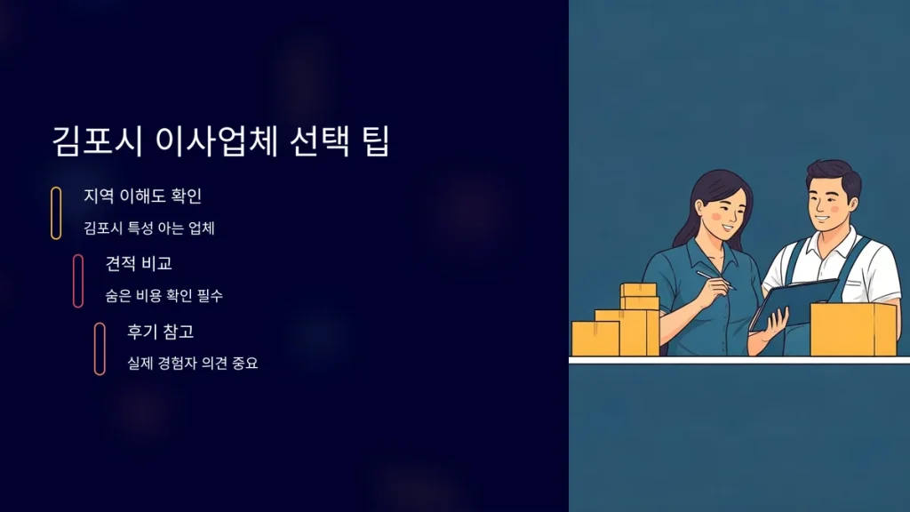 김포시 이사업체 선택 팁