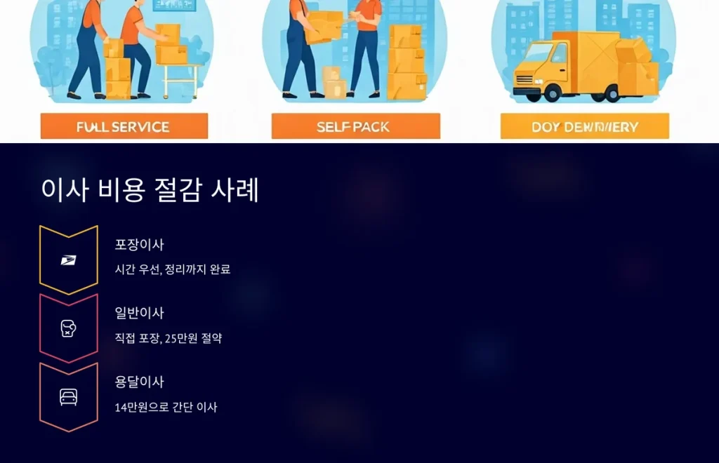 김포시 이사업체 이사 비용 절감사례