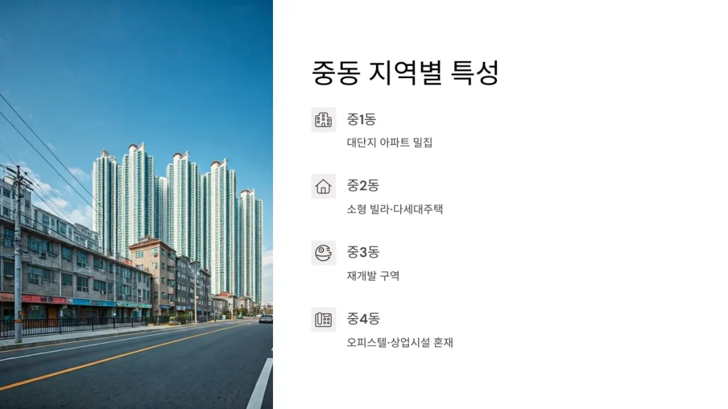 부천 중동 이삿짐센터 지역별 이사특성