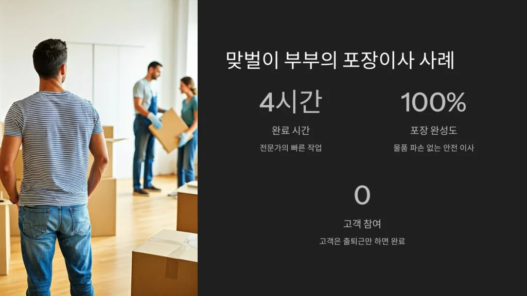 오산시 이삿짐센터 포장이사 사례