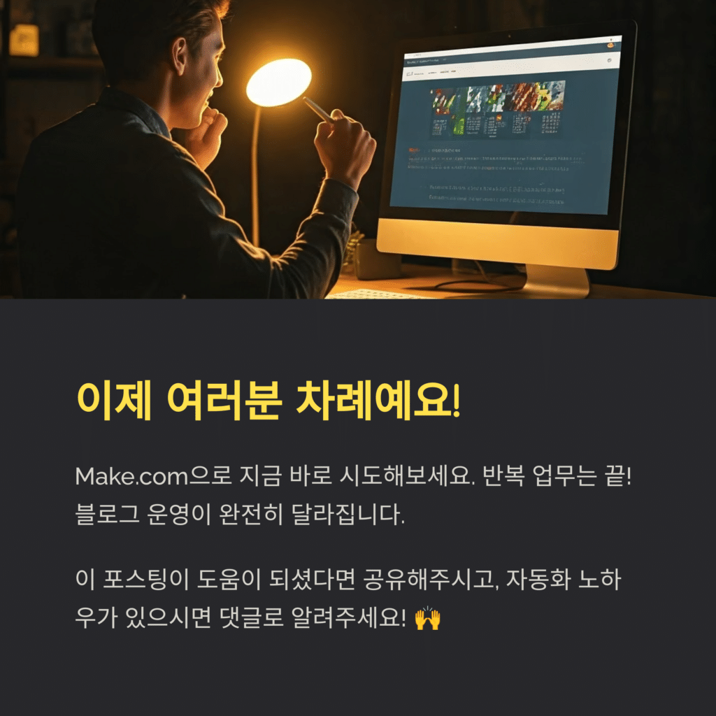 블로그 자동화 이젠 해야죠!